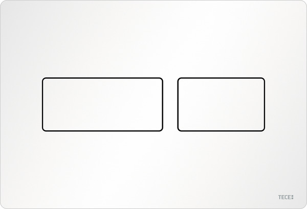 Tece Solid splachovacie tlačidlo do toalety biela 9240433