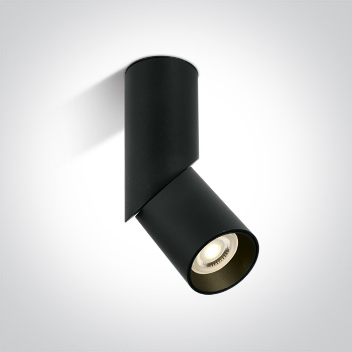 One Light Davos stropné svietidlo 1x10 W čierna 12105E4/B