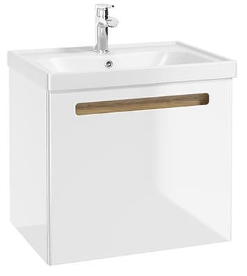 Defra Senso skrinka 58x43x50 cm závesné pod umývadlo biela 260-D-06002