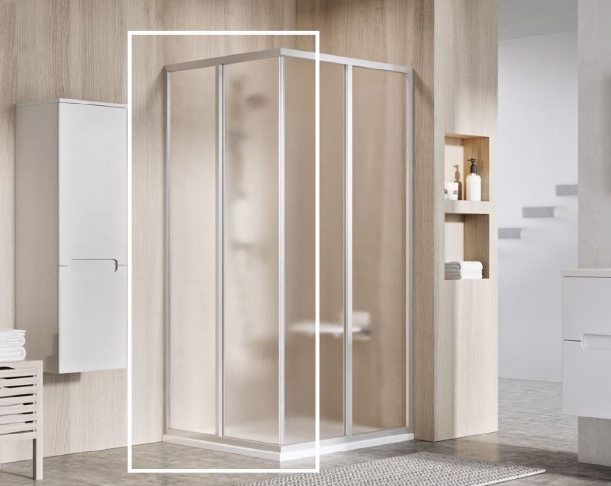 Ravak Supernova sprchové dvere 75 cm posuvné saténová matná/ 14V30UO2ZG