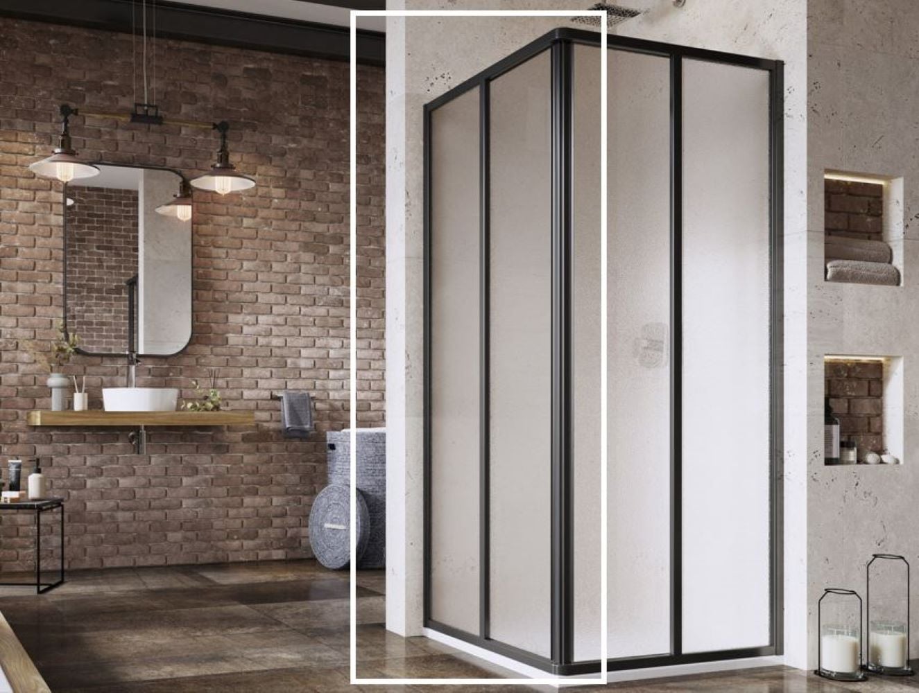 Ravak Supernova sprchové dvere 90 cm posuvné čierna matná/ 14V703O2ZG