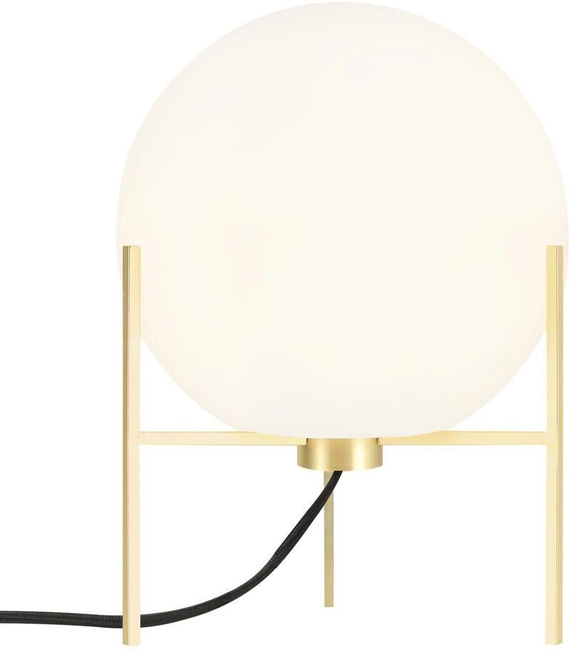 Nordlux Alton stolová lampa 1x15 W biela-mosadzná 47645001