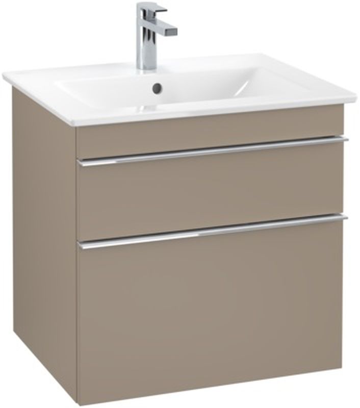 Villeroy & Boch Venticello skrinka 60.3x47.7x59 cm závesná kúpeľňová skrinka pod umývadlo sivá A92401VG