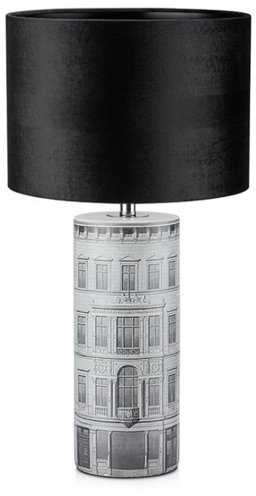 Markslöjd Ichi stolová lampa 1x60 W čierna-sivá 108103