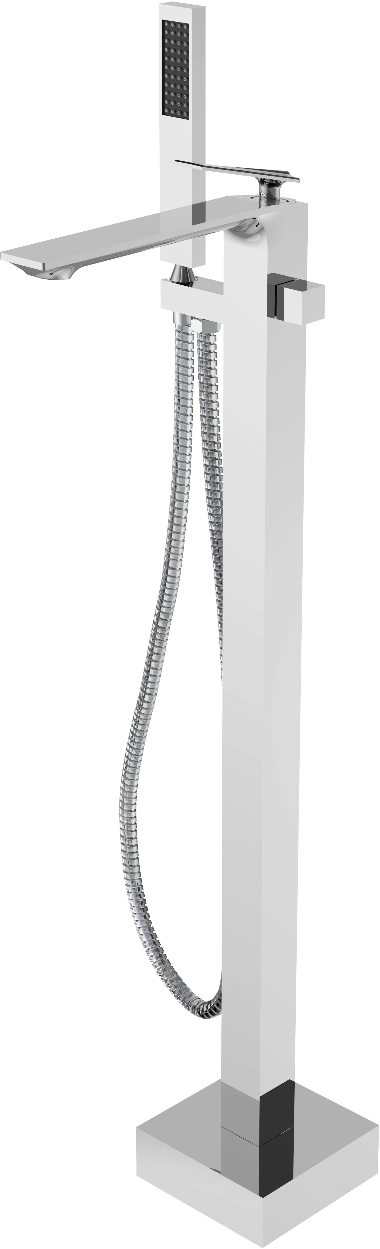 Besco Aspira vaňová/sprchová batéria voľne stojaca chrómová BW-A-CH