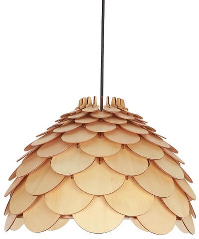 Light Prestige Burgo závesné svietidlo 1x60 W drevená LP-101335/1PL