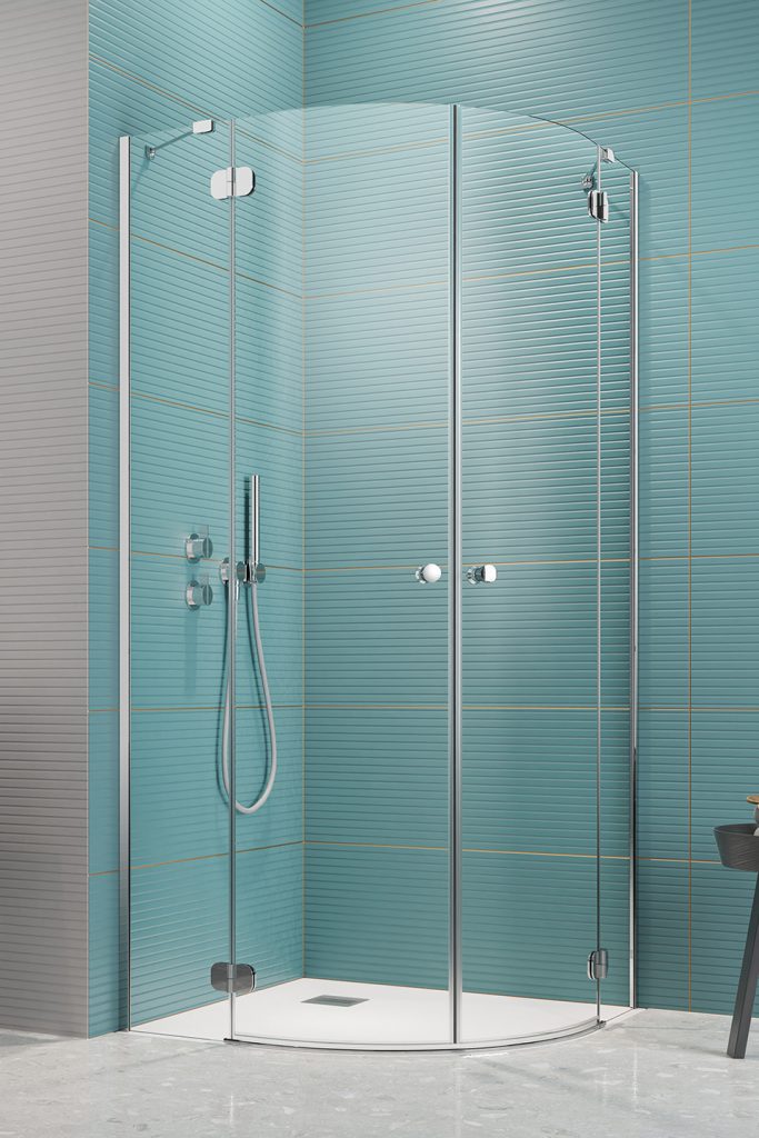Radaway Torrenta PDD sprchovací kút 90x80 cm polkruhová 131630-01-01