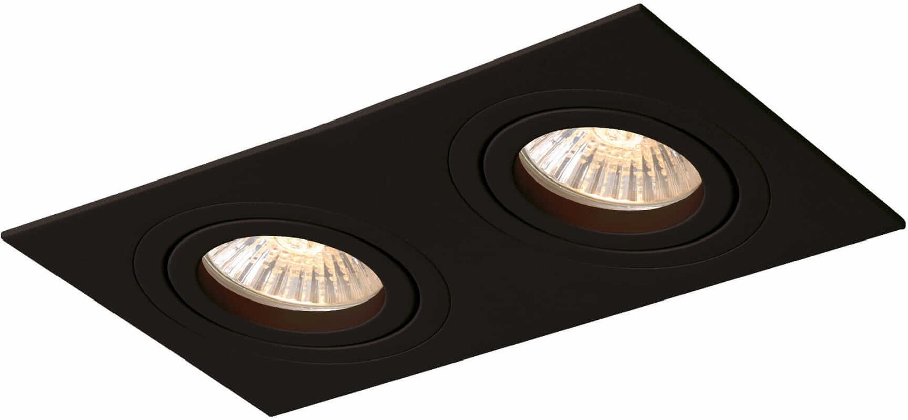 Light Prestige Metis zapustené svietidlo 2x50 W čierna LP-2780/2RSBK