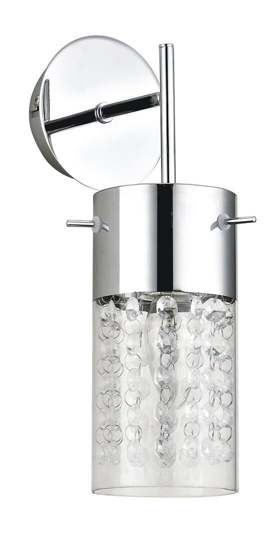 Rabalux Waterfall nástenná lampa 1x40 W chrómová-priehľadná 6449