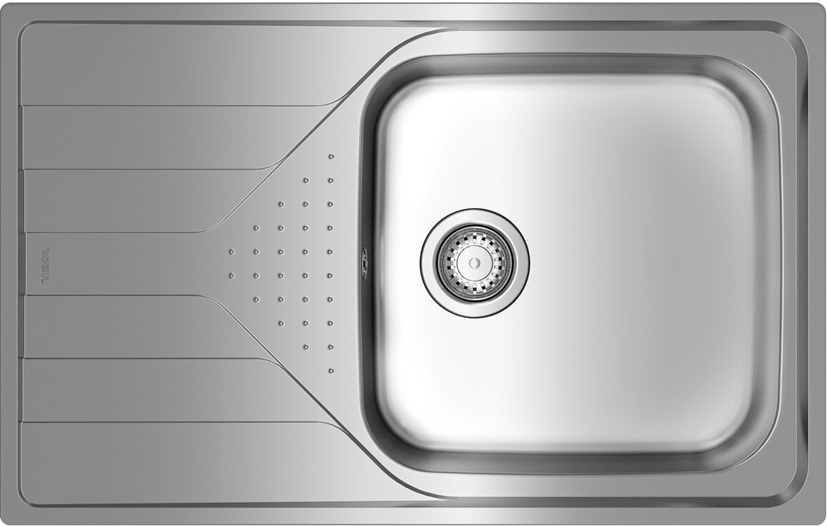 Teka Universe oceľový drez so sifónom 79x50 cm oceľová 115110030