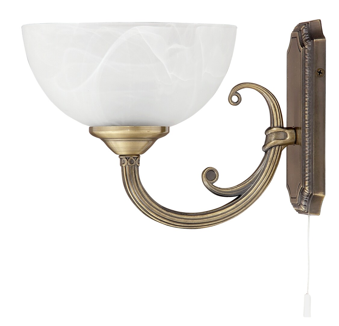Rabalux Marlene nástenná lampa 1x40 W hnedá-alabastrová 8541