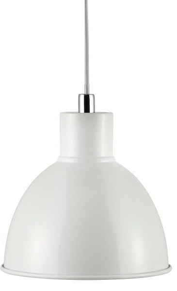 Nordlux Pop závesné svietidlo 1x60 W biela 45833001