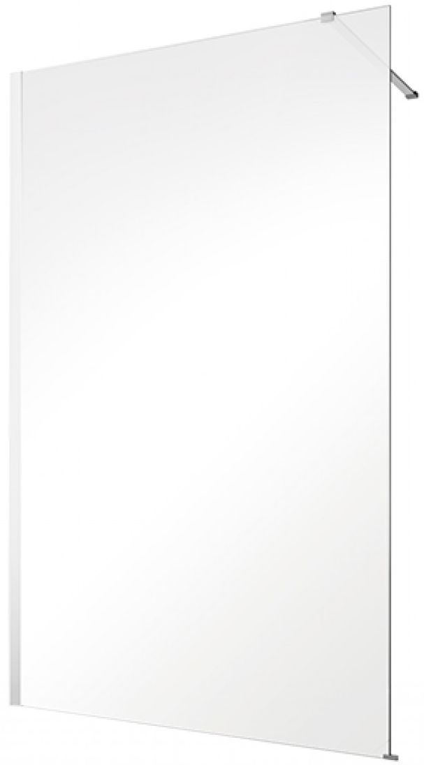Besco Eco-N stena sprchového kúta walk -in 90 cm chróm lesklý/sklo priehľadné EN-90-195C