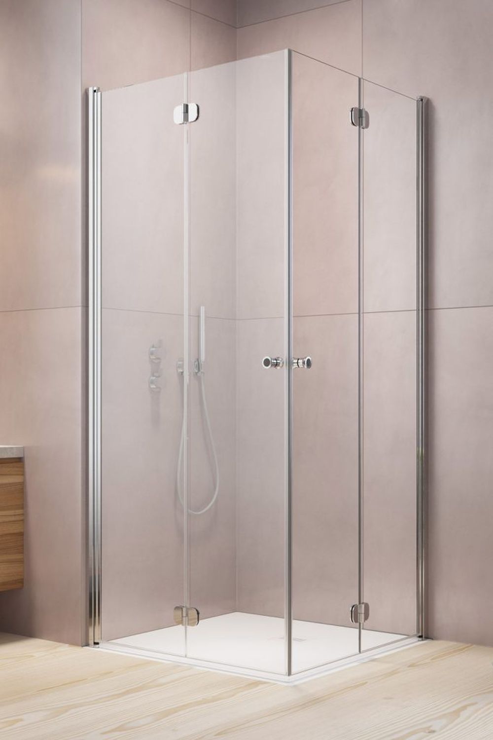 Radaway Eos KDD-B sprchovací kút 90x80 cm štvorcová 137343-01-01L