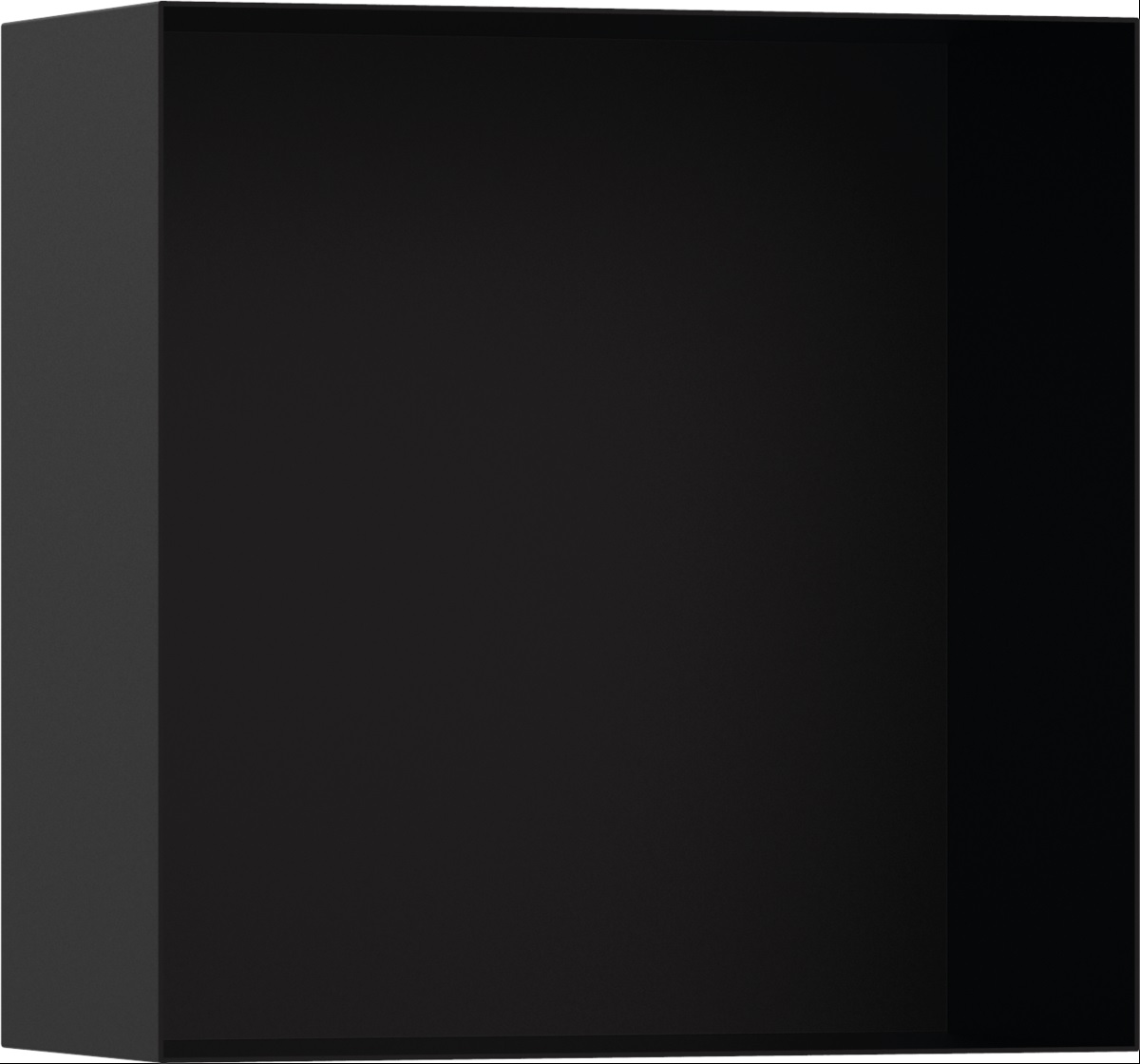 Hansgrohe XtraStoris Minimalistic zapustená polica 30 cm čierna 56079670