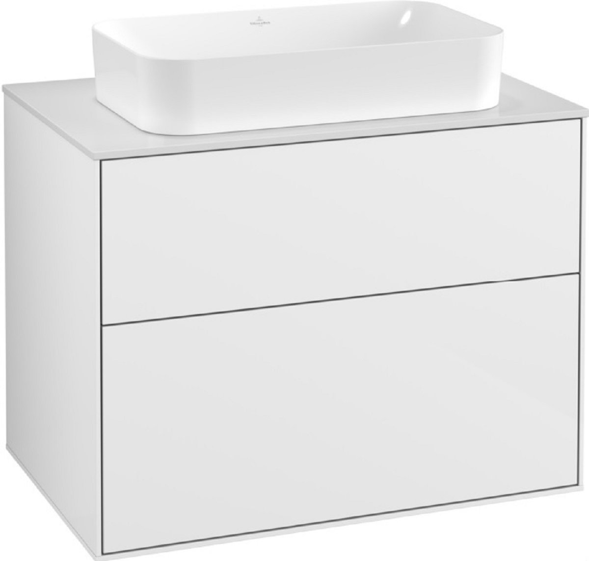 Villeroy & Boch Finion skrinka 80x50.1x60.3 cm závesná kúpeľňová skrinka pod umývadlo biela G22100GF
