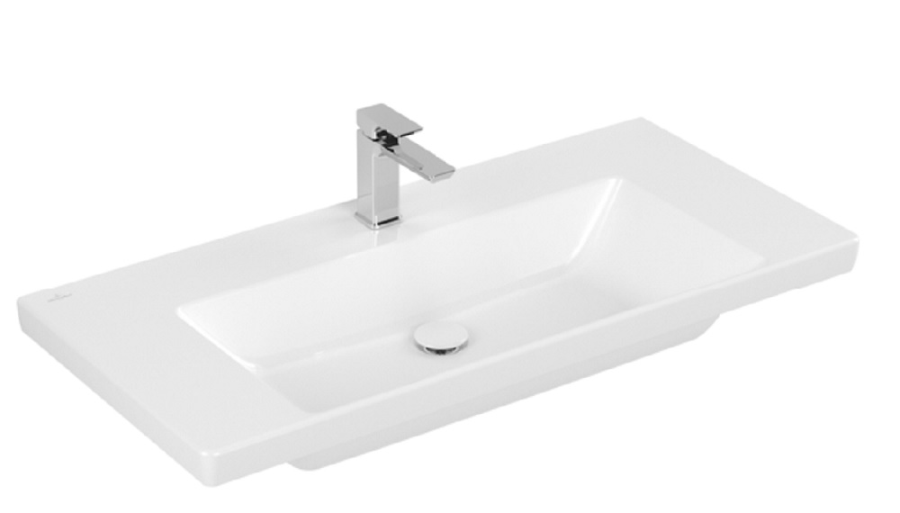 Villeroy & Boch Subway 3.0 umývadlo 100x47 cm obdĺžnik klasické umývadlo-umývadlo na nábytok biela 4A70A301