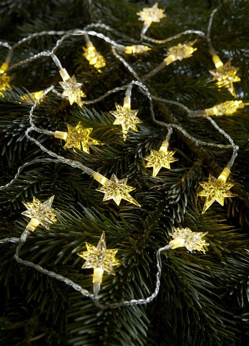 Markslöjd Stjärna vianočné osvetlenie priehľadná 702935