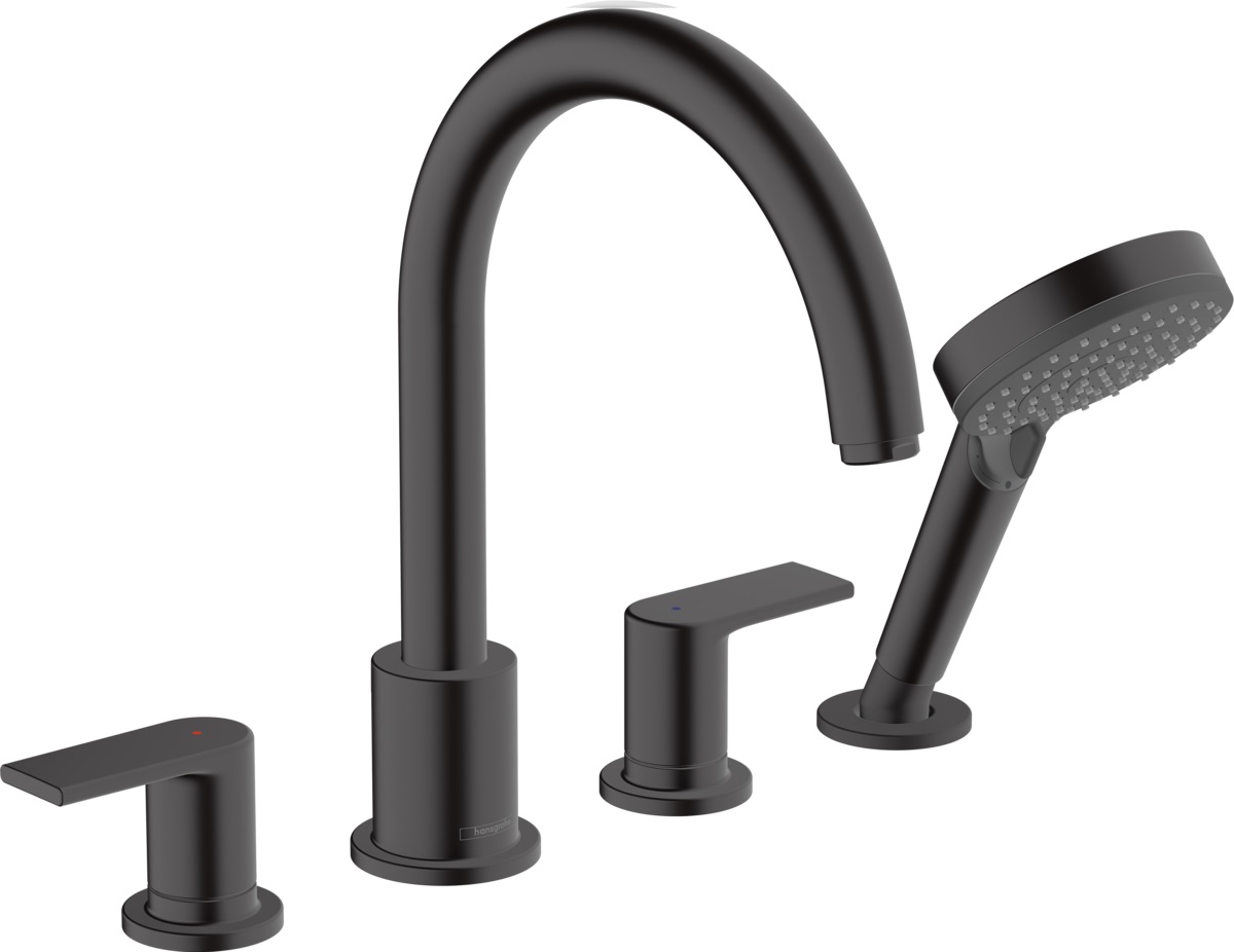 Hansgrohe Vernis Blend vaňová/sprchová batéria na vaňu čierna 71456670