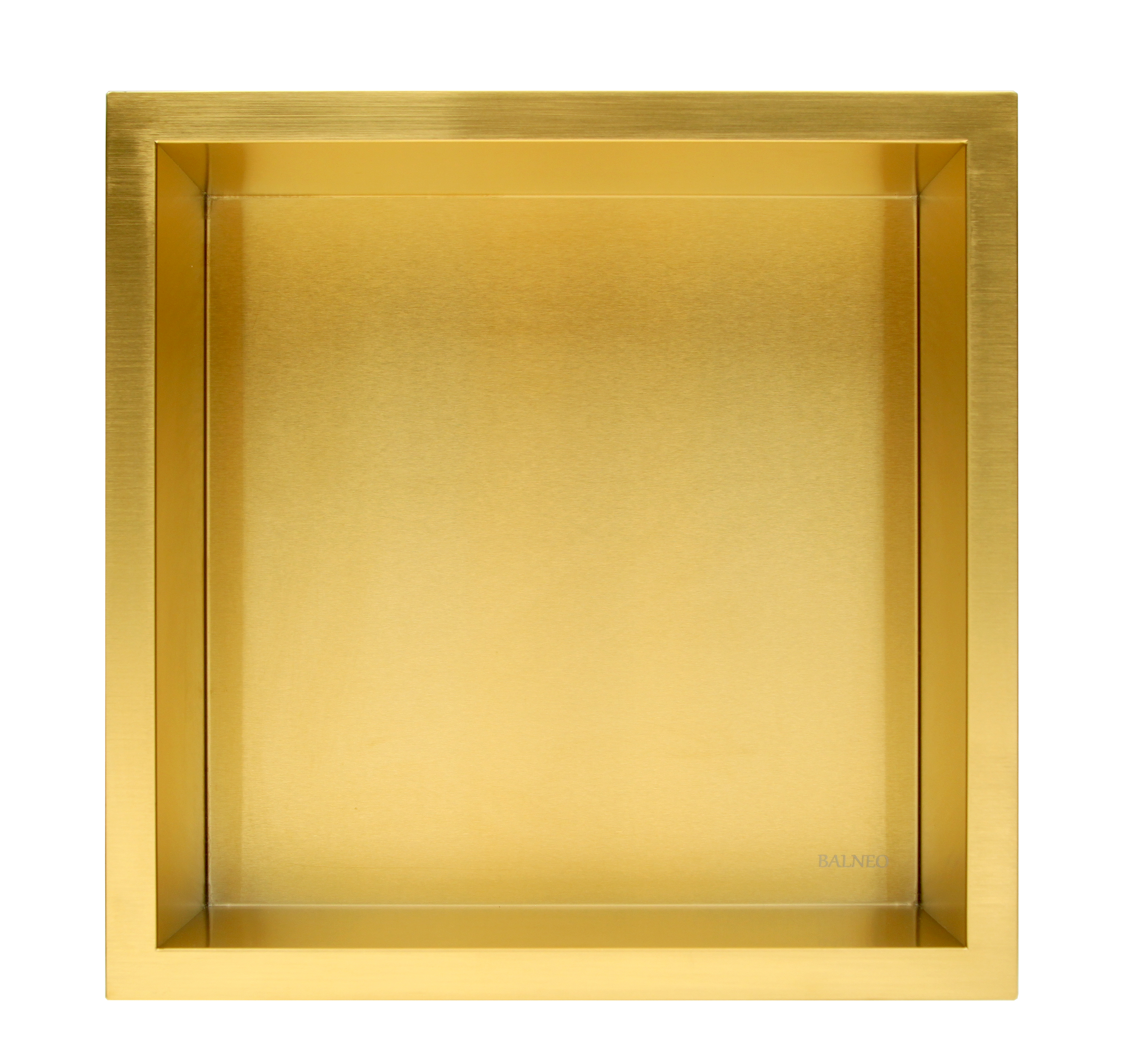 Balneo Wall-Box One Gold zapustená polica 30 cm zlatá OB-BR1