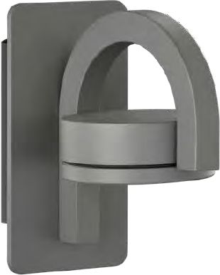 Mantra Iguazu vonkajšie nástenné svietidlo 1x10 W sivá 6558