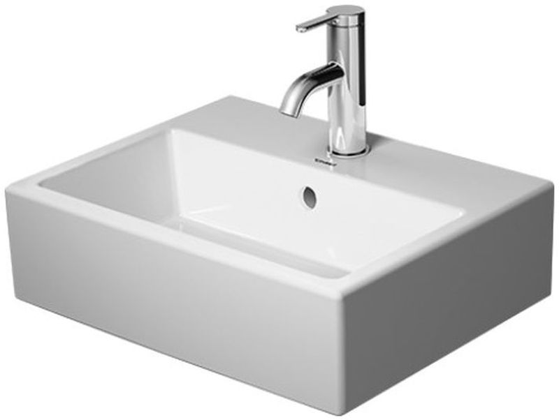 Duravit Vero Air umývadlo 45x35 cm obdĺžnik klasické umývadlo-umývadlo na nábytok biela 07244500271