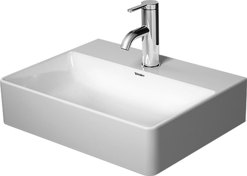 Duravit DuraSquare umývadlo 45x35 cm obdĺžnik umývadlo na nábytok biela 07324500701