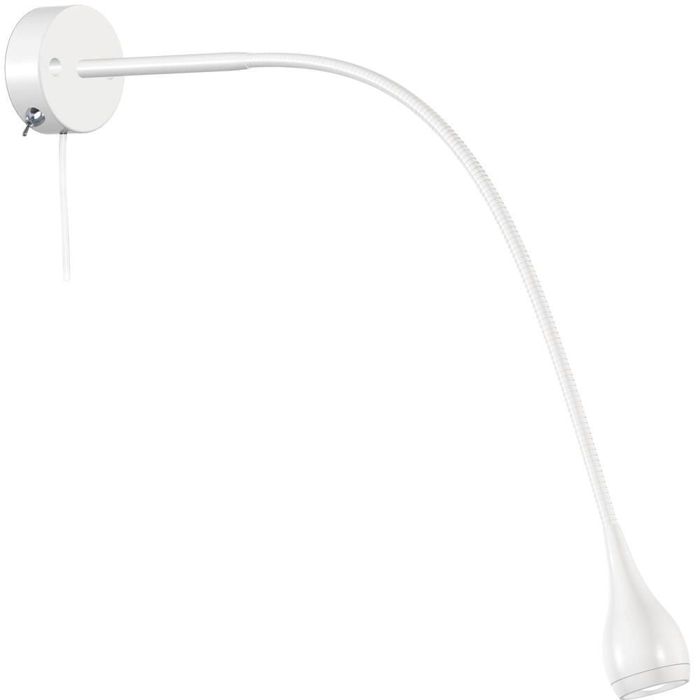 Nordlux Drop nástenná lampa 1x3 W biela 320131