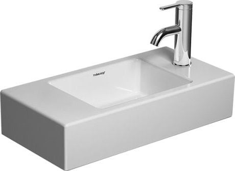 Duravit Vero Air umývadlo 50x25 cm obdĺžnik umývadlo na nábytok biela 07245000081