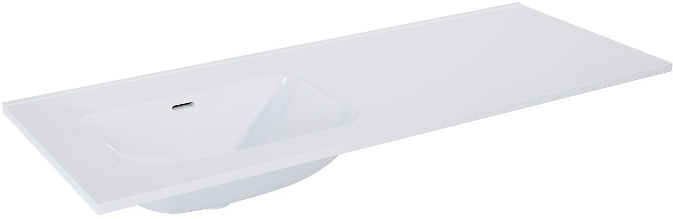 Elita Skappa umývadlo 120.8x46 cm obdĺžnik umývadlo na nábytok biela RE041201068060