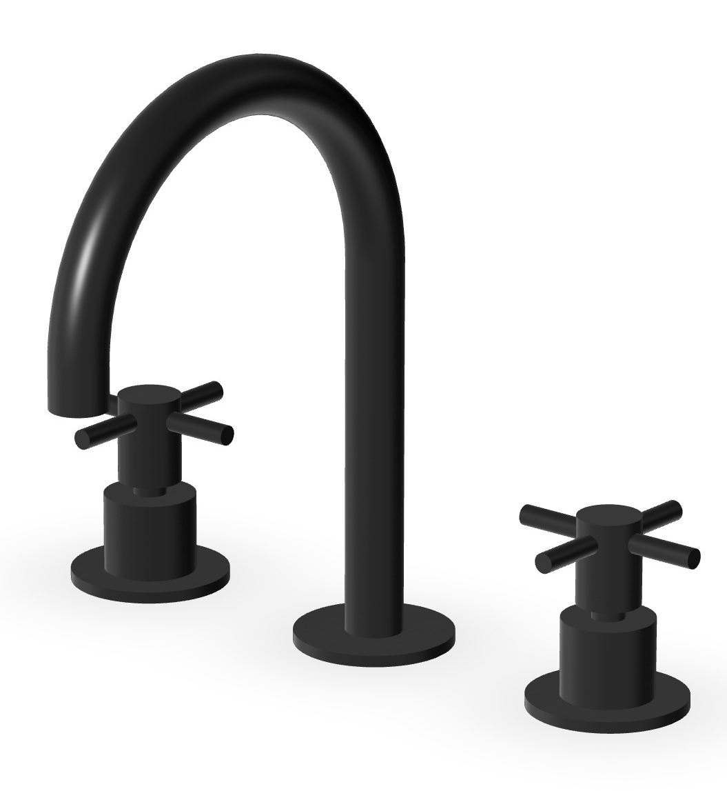 Zucchetti Helm umývadlová batéria stojanková čierna ZHM515.XP81