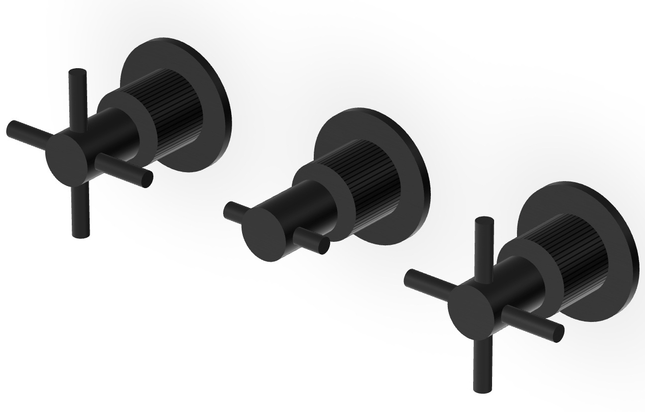 Zucchetti Helm umývadlová batéria podomietková čierna ZHM695.XP81G2