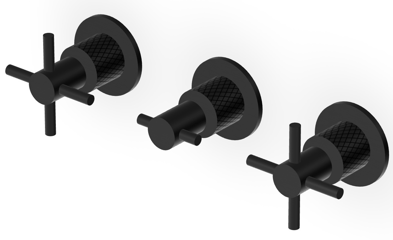 Zucchetti Helm umývadlová batéria podomietková čierna ZHM695.XP81G3