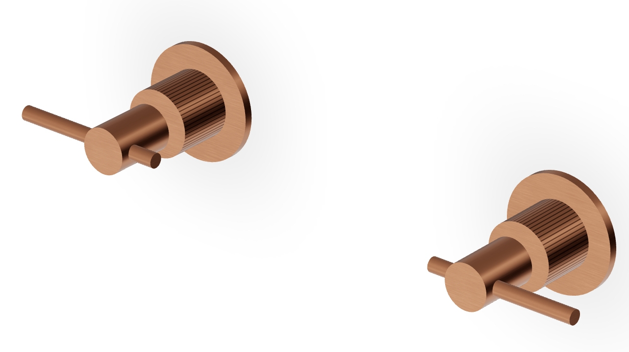 Zucchetti Helm sprchová batéria podomietková medená ZHL738.XP91G2