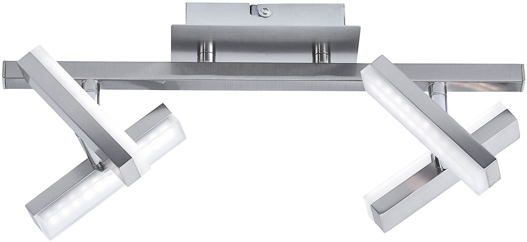 Just Light Rico stropné svietidlo 4x2 W oceľová 11277-55