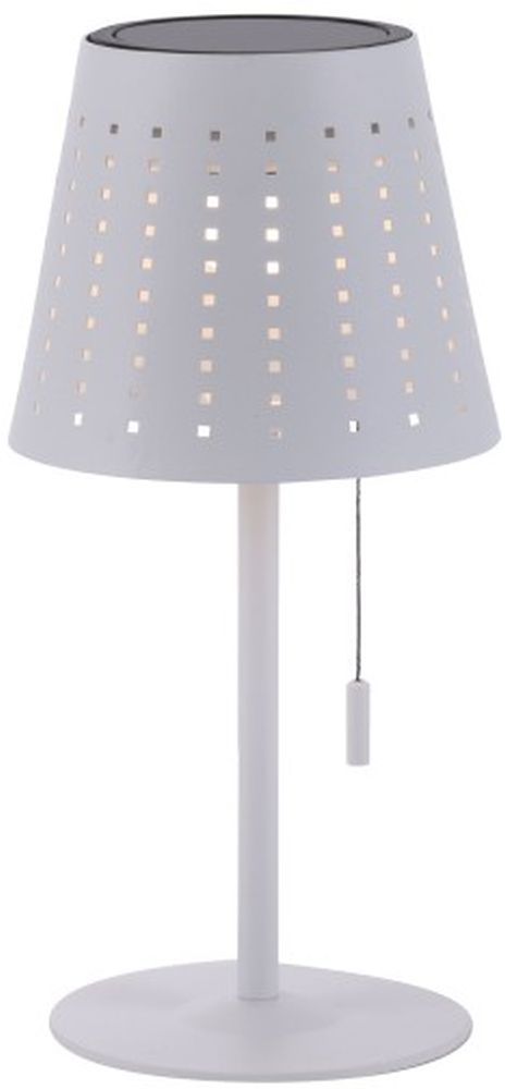 Leuchten Direkt Mandy stolová lampa 1x2 W biela 19650-16