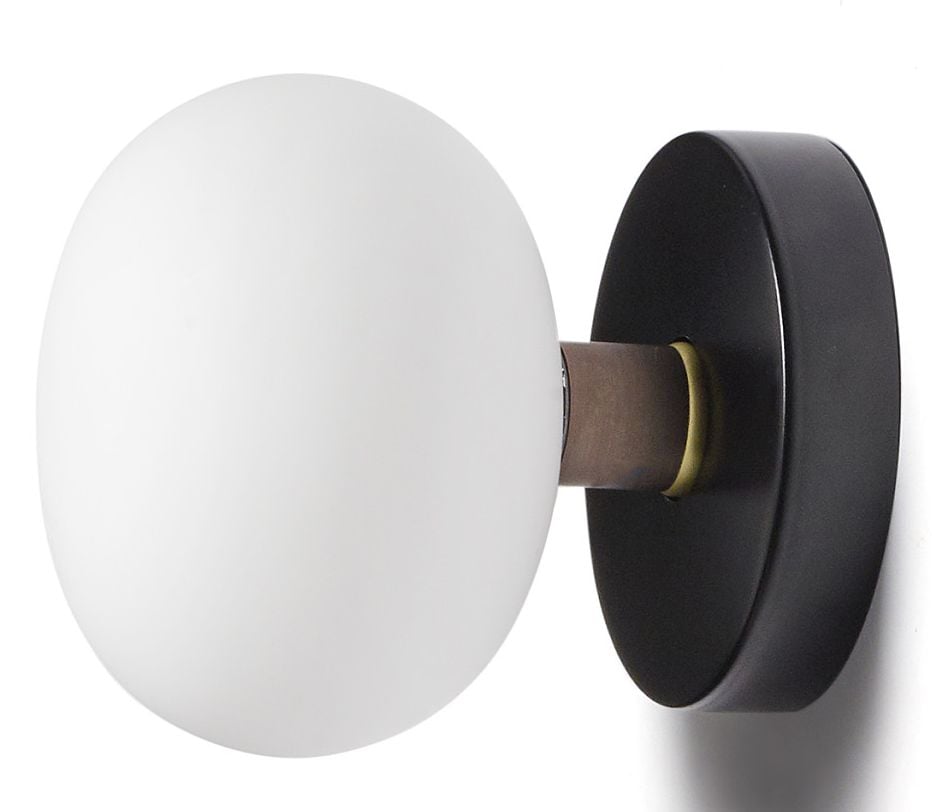 Miloox Mose nástenná lampa 1x28 W biela-čierna-mosadzná 1744.197