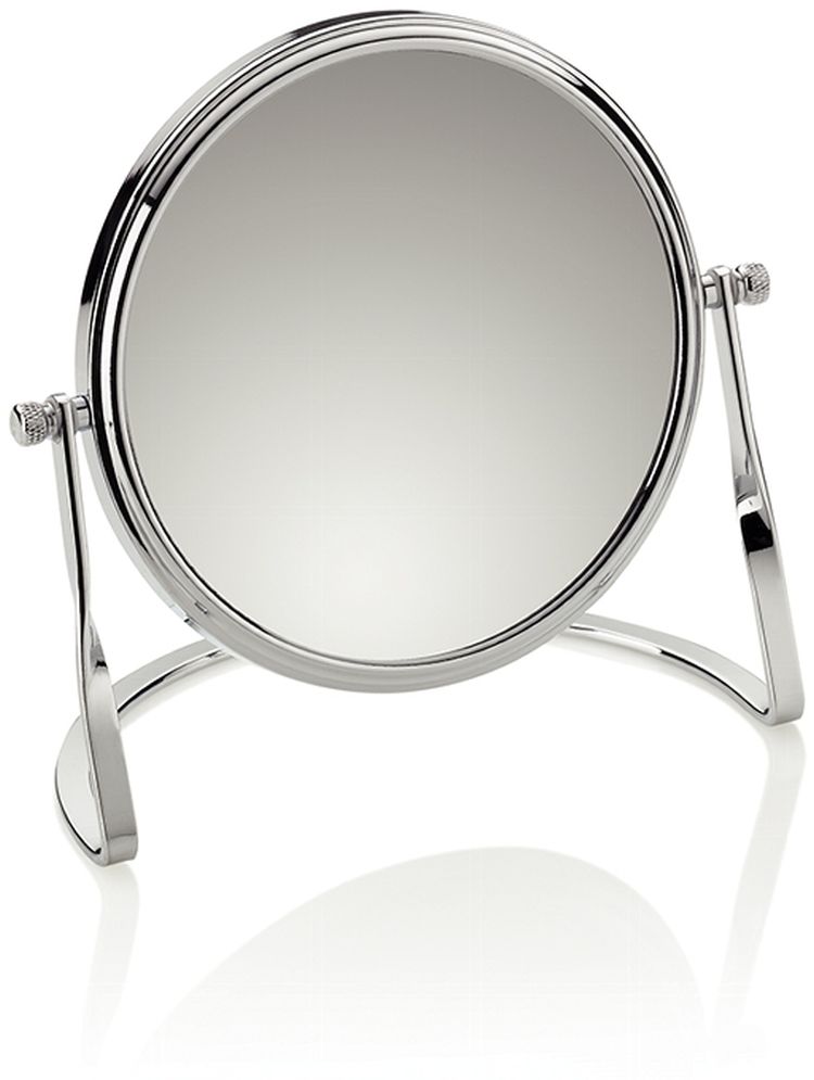 Kela Simona kozmetické zrkadlo 14x14 cm okrúhly strieborná 20641