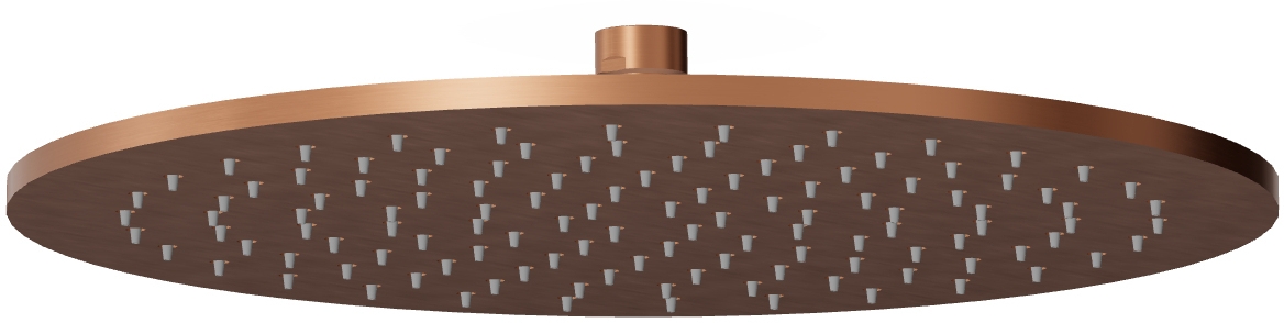 Zucchetti Helm horná/hlavová sprcha 32x32 cm okrúhly medená Z94262.XP91
