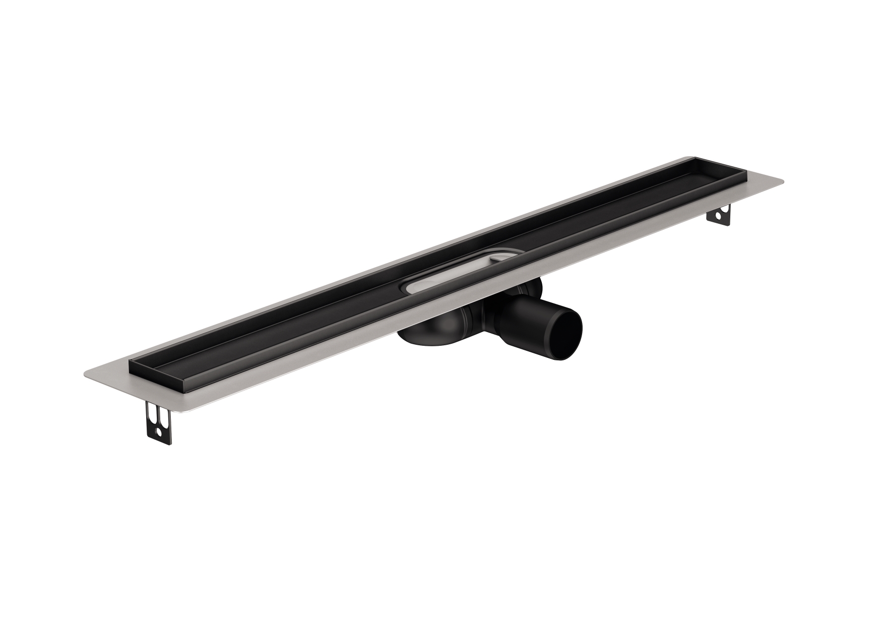 ACO ShowerDrain C Black lineárny odtok s mriežkou 78.5 cm čierna 9010.91.09