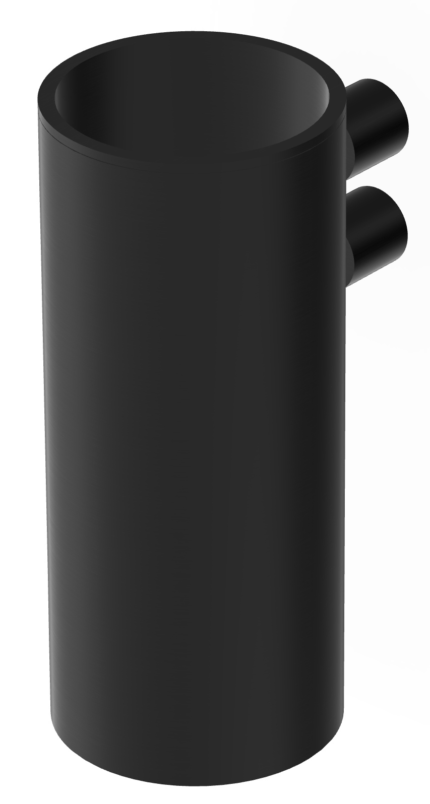 Zucchetti Helm pohár na zubné kefky čierna ZAD813.XP81