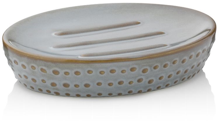 Kela Dots mydlovnička stojace sivá 23600