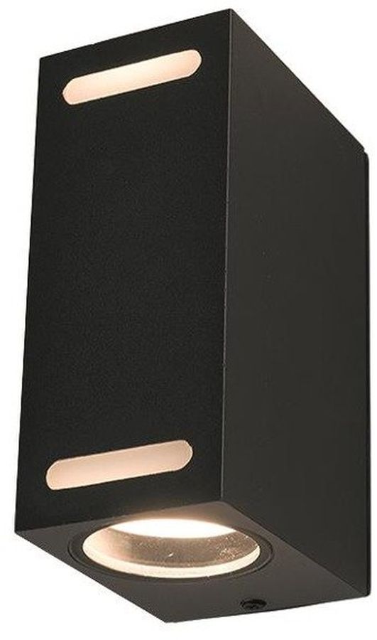 Nowodvorski Lighting Assos vonkajšie nástenné svietidlo 2x10 W čierna 9124