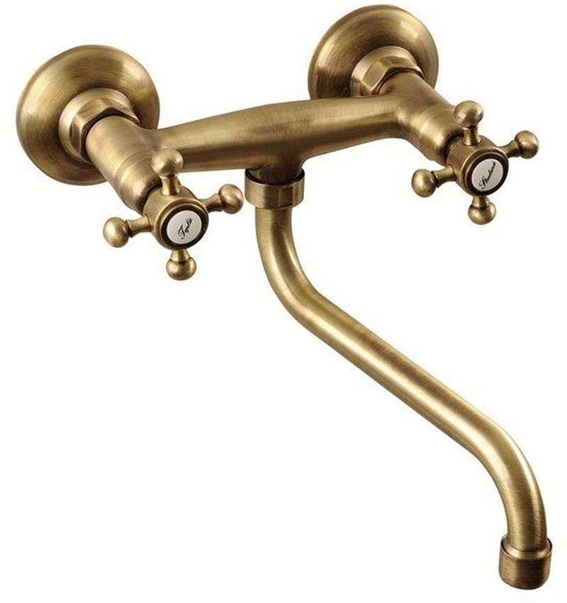 Sapho Antea umývadlová batéria nástenná mosadzná/antický bronz 3066