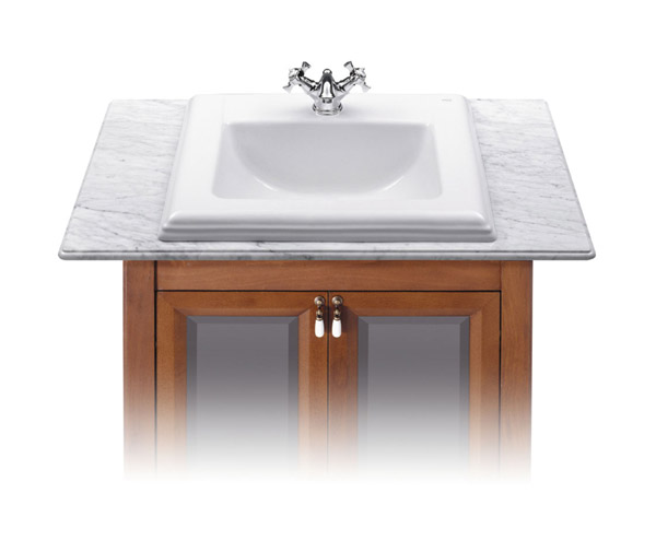 Roca America umywalka 58x47,5 cm blatowa A327495000