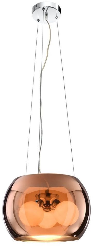 Candellux Gemo závesné svietidlo 3x40 W medená 31-25104