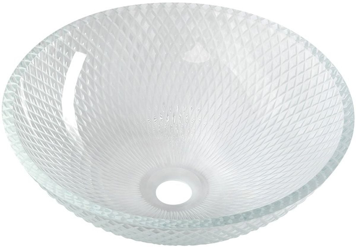 Sapho Beauty umývadlo 42x42 cm okrúhly pultové umývadlo TY165