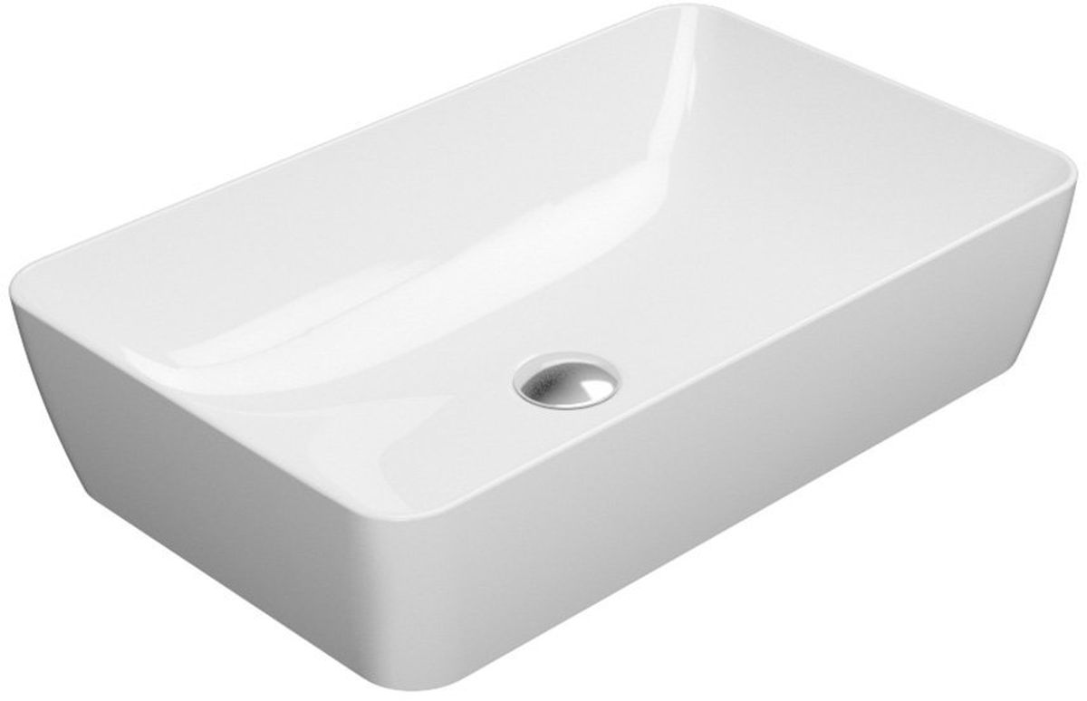 GSI Sand umývadlo 60x38 cm obdĺžnik pultové umývadlo biela 903611