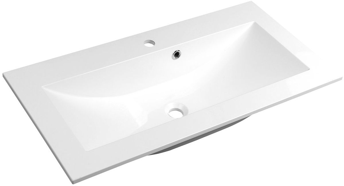 Sapho Yukon umývadlo 90x45 cm obdĺžnik vstavané umývadlo biela 55900