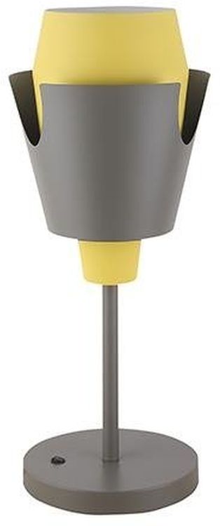 Ledea Falun stolová lampa 1x40 W sivá-žltá 50501150
